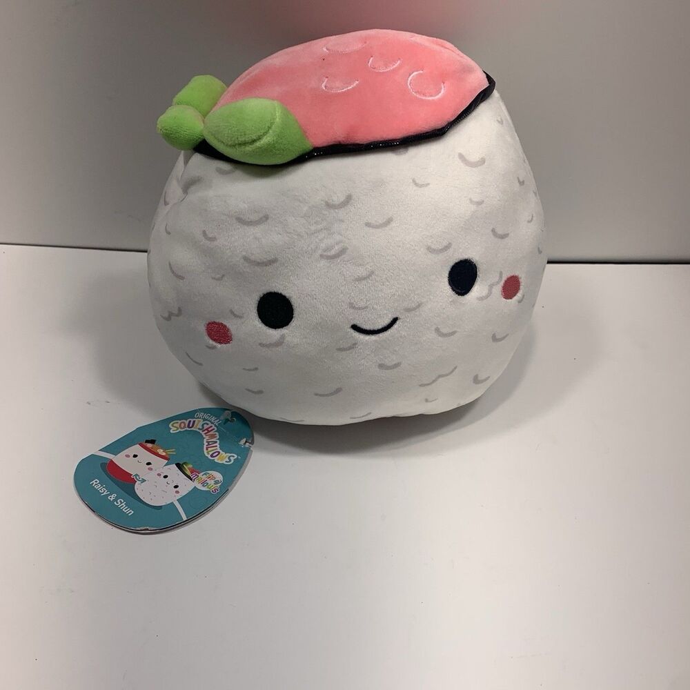 Squishmallows Flip-A-Mallows Raisy Ramen Shun Sushi Plush 6 Inch Multicolor Food